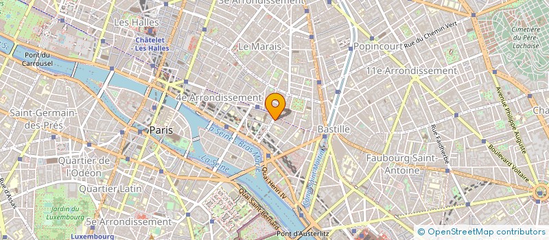 localisation de l'entreprise M.A. TRADING à PARIS