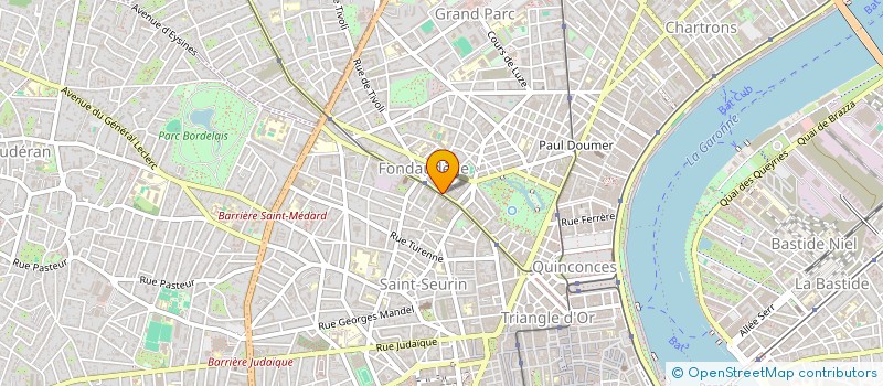 localisation de l'entreprise M&A TRANSPORT à BORDEAUX