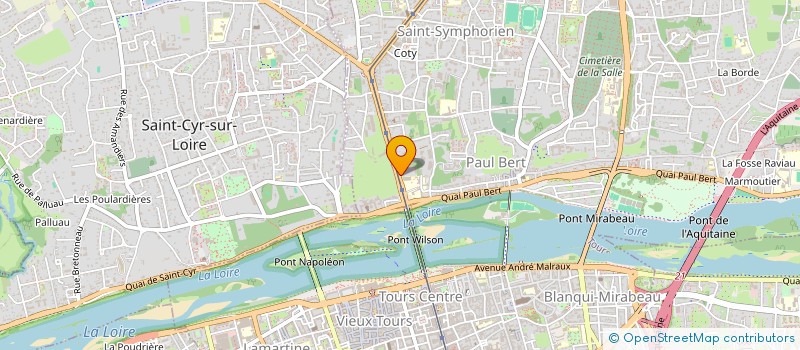 localisation de l'entreprise M.A.V.  TOURS