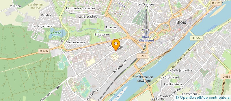 localisation de l'entreprise M.A.Y.  BLOIS