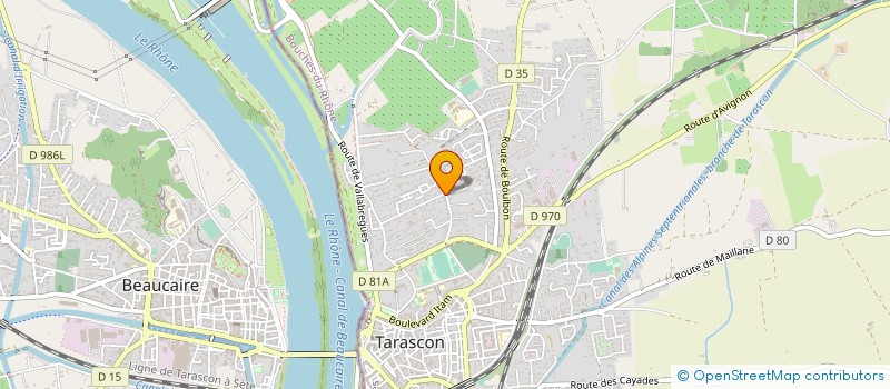 localisation de l'entreprise M.A.Z IMMO  TARASCON