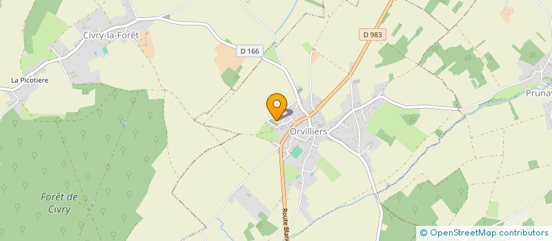 localisation de l'entreprise M&AC IMMOBILIER  ORVILLIERS