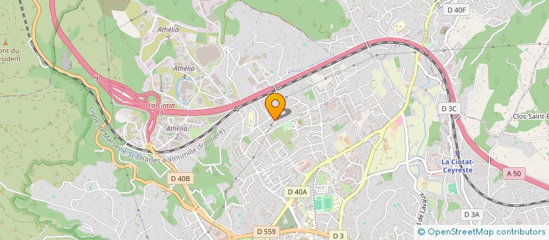 localisation de l'entreprise M.ACF  LA CIOTAT