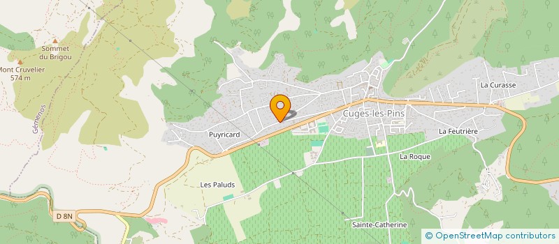 localisation de l'entreprise M AGENCEMENT à CUGES-LES-PINS