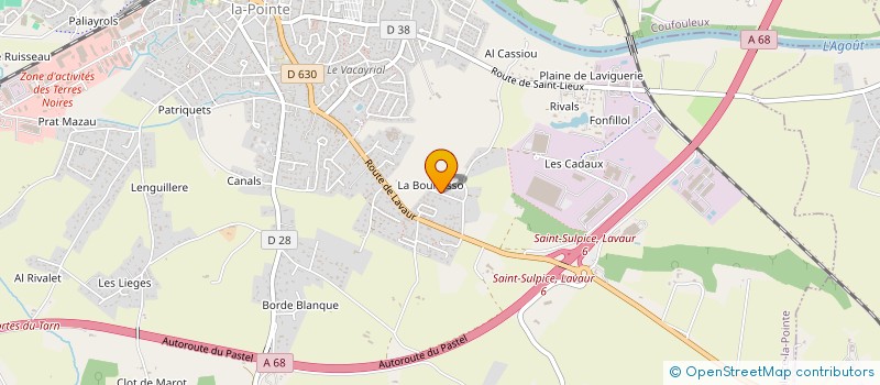 localisation de l'entreprise M.AGRAIN CONCORES  SAINT-SULPICE-LA-POINTE