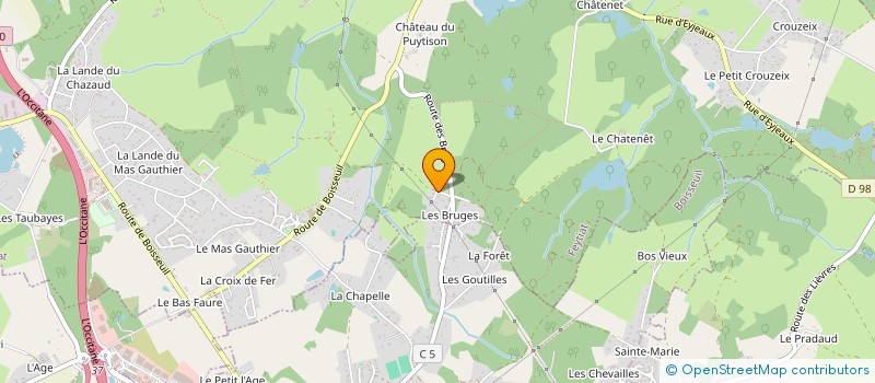 localisation de l'entreprise M AIR à FEYTIAT