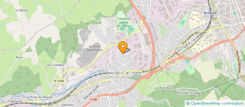 localisation de l'entreprise M.ALI  LA RICAMARIE