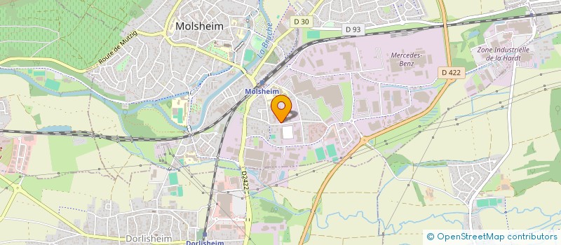 localisation de l'entreprise M-ALU à MOLSHEIM