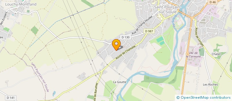 localisation de l'entreprise M-AMBRE  SAINT-POURCAIN-SUR-SIOULE