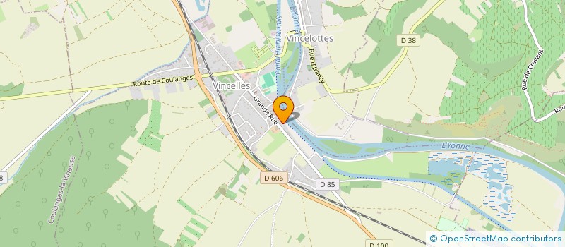 localisation de l'entreprise M AN JEANNE  CHAMPS-SUR-YONNE