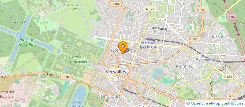 localisation de l'entreprise M.ANCELY BERNARD à VERSAILLES