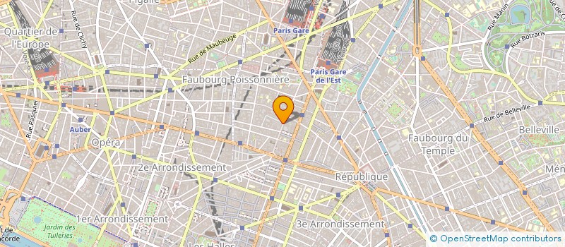 localisation de l'entreprise M AND B à PARIS 10