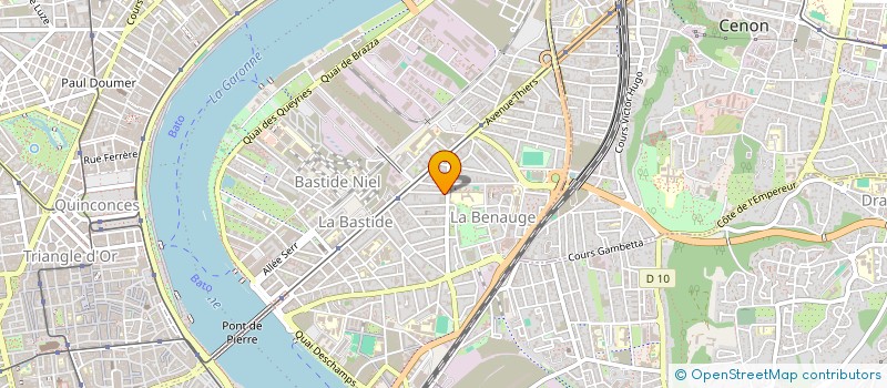 localisation de l'entreprise M AND B INVESTISSEMENTS  BORDEAUX