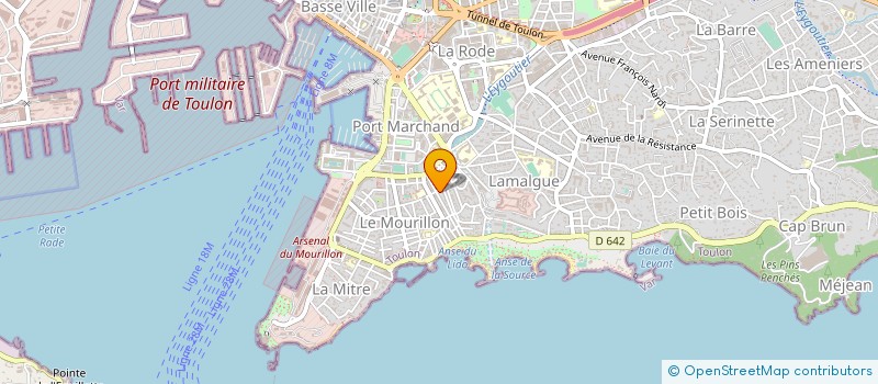 localisation de l'entreprise M AND CO  TOULON