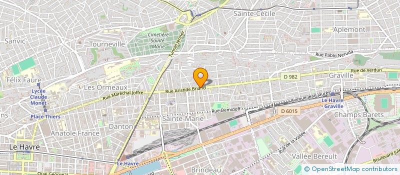 localisation de l'entreprise M AND M'S  LE HAVRE