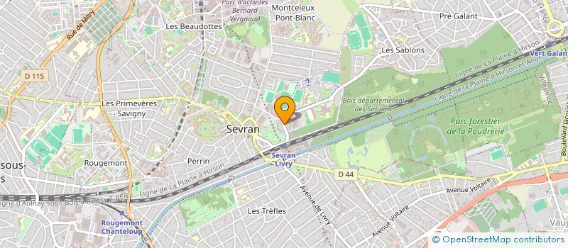 localisation de l'entreprise M. ANGELO à SEVRAN