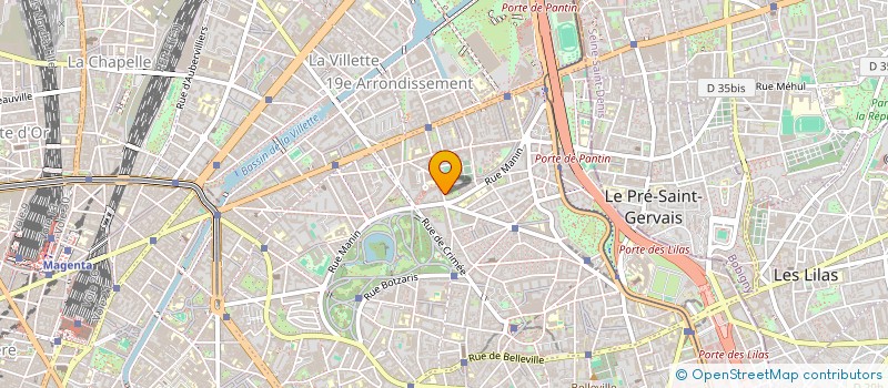 localisation de l'entreprise M.ANICHINI CONS.  PARIS