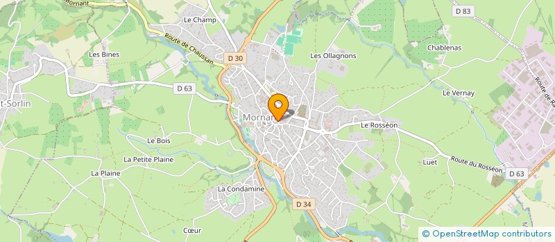 localisation de l'entreprise M.ARCH'S  MORNANT