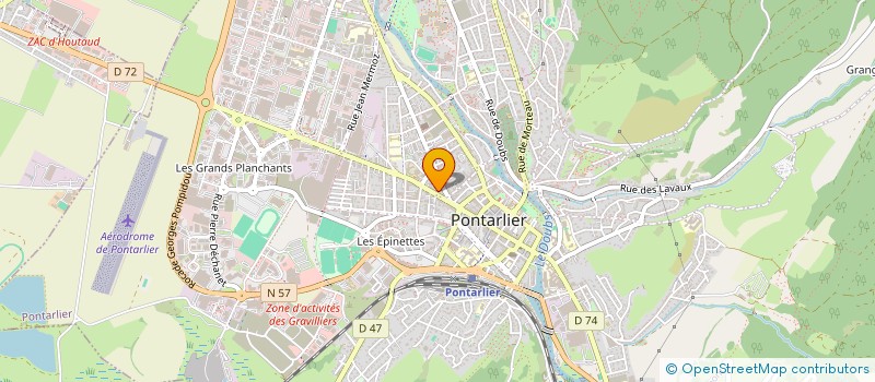 localisation de l'entreprise M'ARCHES à PONTARLIER