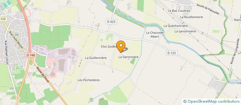 localisation de l'entreprise M'AREE  BRISSAC LOIRE AUBANCE