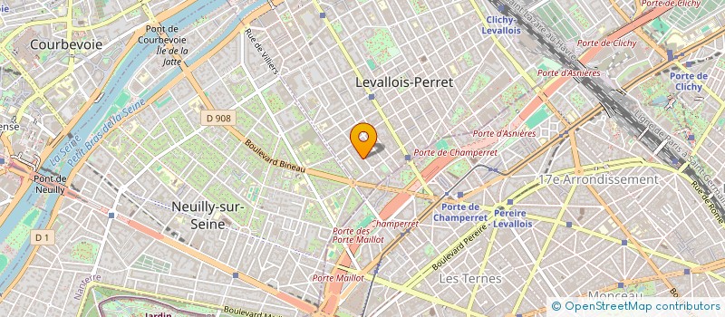 localisation de l'entreprise M'AS-TU-VU PUBLICITE  LEVALLOIS-PERRET