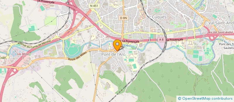 localisation de l'entreprise M. AUDITION à AIX-EN-PROVENCE