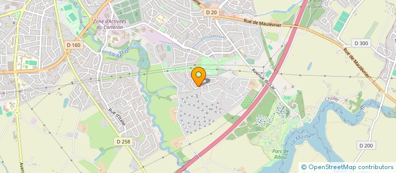 localisation de l'entreprise M AUTO 49 à CHOLET