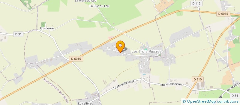 localisation de l'entreprise M AUTO  LES TROIS-PIERRES