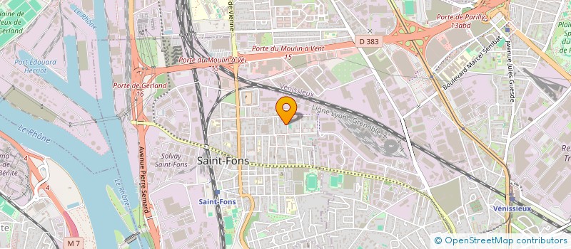 localisation de l'entreprise M.AUTO à SAINT-FONS