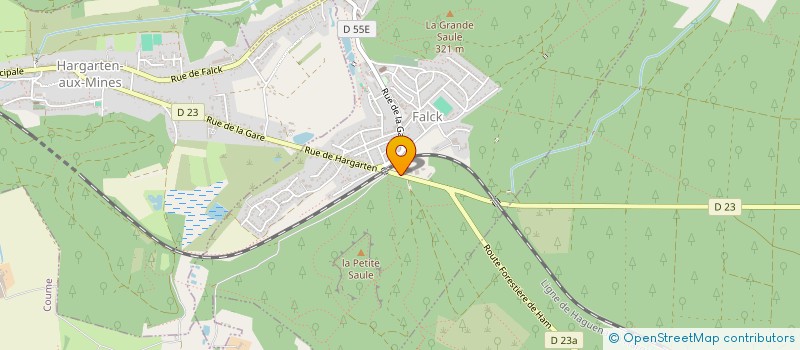 localisation de l'entreprise M'AUTO  FALCK