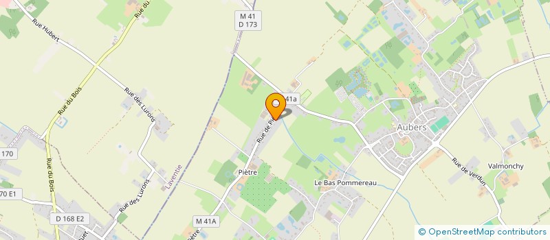 localisation de l'entreprise M AUTO CONSEIL à AUBERS