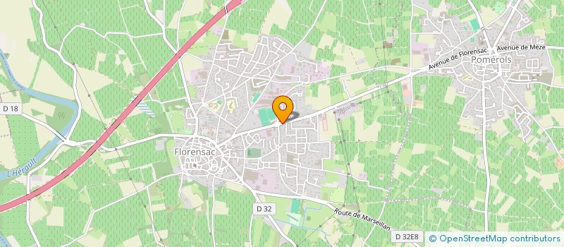 localisation de l'entreprise M. AUTO EURO à FLORENSAC