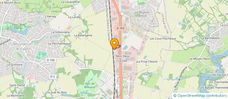 localisation de l'entreprise M'AUTO SERVICE à MOUILLERON-LE-CAPTIF