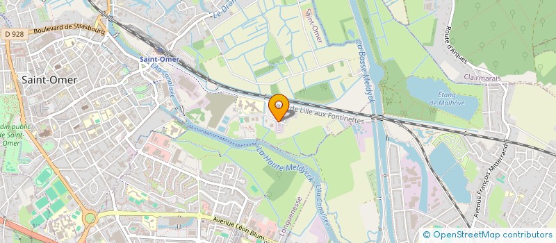 localisation de l'entreprise M AUTO SERVICES  SAINT-OMER