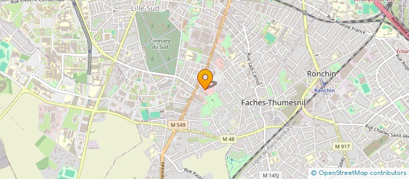 localisation de l'entreprise M.AUTOCLINIC  FACHES-THUMESNIL