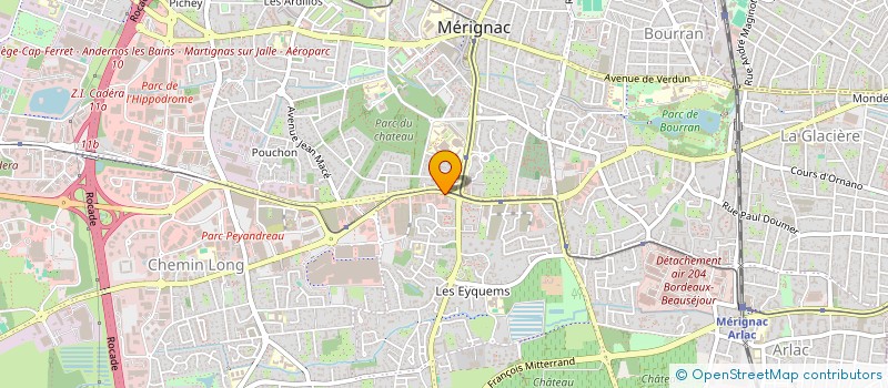 localisation de l'entreprise M AUTOMOBILES à MERIGNAC