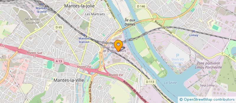 localisation de l'entreprise M AUTOMOTIVE à MANTES-LA-VILLE