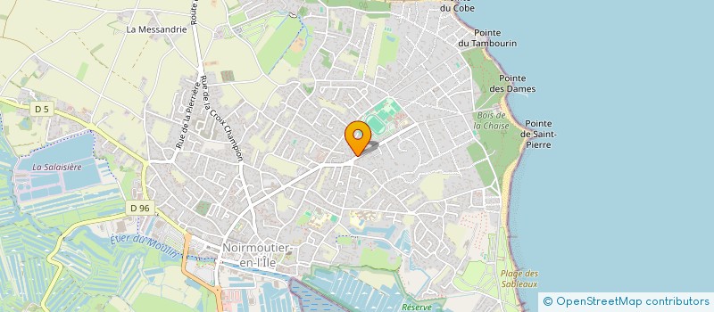 localisation de l'entreprise M.B  NOIRMOUTIER-EN-L'ILE