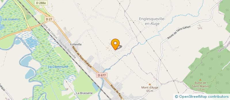 localisation de l'entreprise M.B.4  BONNEVILLE-SUR-TOUQUES