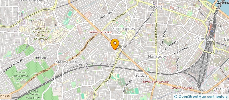 localisation de l'entreprise M&B  TALENCE