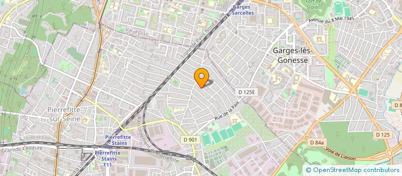 localisation de l'entreprise M B à STAINS