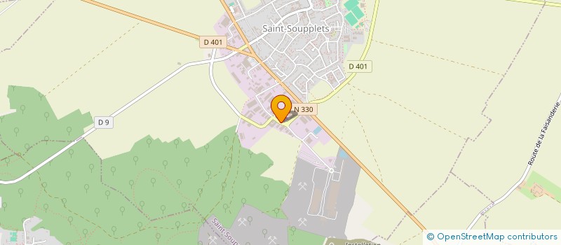 localisation de l'entreprise M.B  SAINT-SOUPPLETS