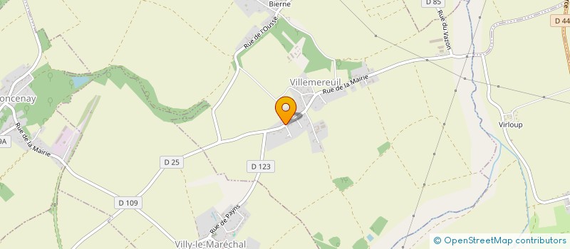 localisation de l'entreprise M.B.A  VILLEMEREUIL