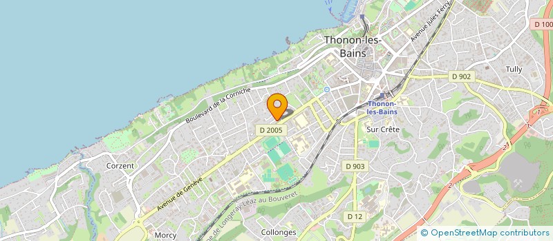 localisation de l'entreprise M.B AGENCEMENT à THONON-LES-BAINS