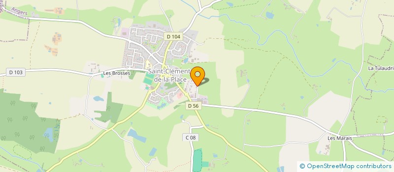 localisation de l'entreprise M&B ANJOU FRANCE  SAINT-CLEMENT-DE-LA-PLACE