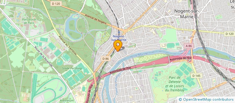 localisation de l'entreprise M.B ASCENSEURS à NOGENT-SUR-MARNE