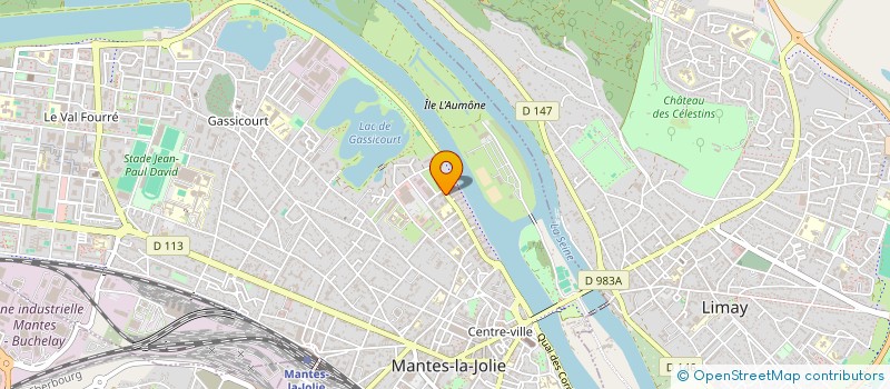 localisation de l'entreprise M&B ASCENSEURS  MANTES-LA-JOLIE