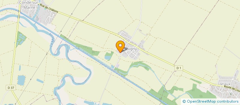 localisation de l'entreprise M&B ASSURANCES  AIGNY