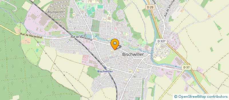 localisation de l'entreprise M.B. AUTO 67  BISCHWILLER
