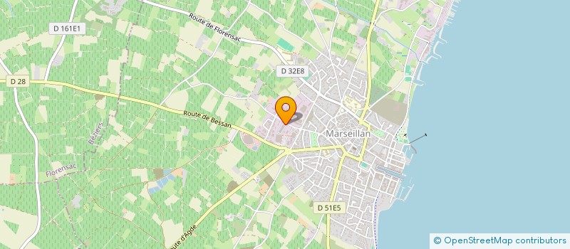 localisation de l'entreprise M & B AUTO MARSEILLAN à MARSEILLAN